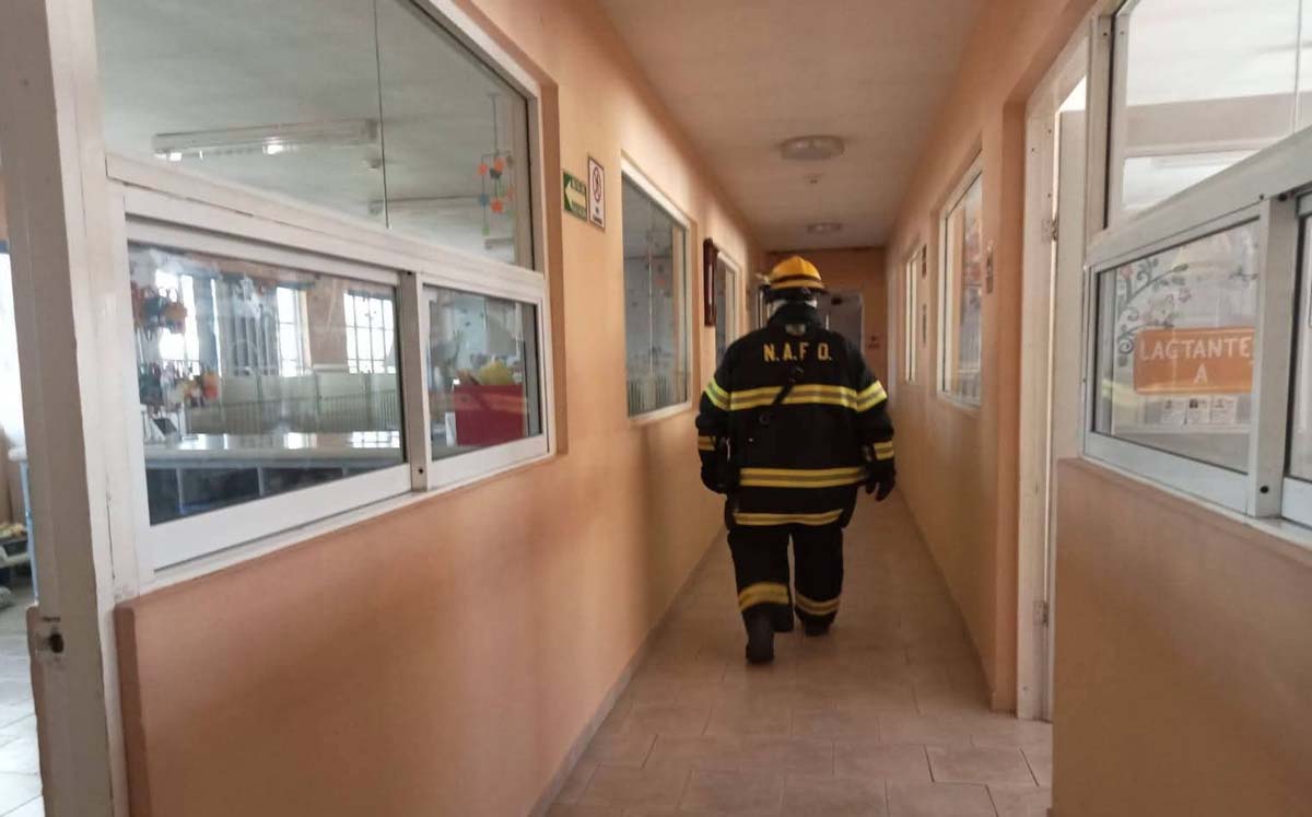 Realizan simulacro en guardería de Torreón. | Fotos de Protección Civil y Bomberos de Torreón