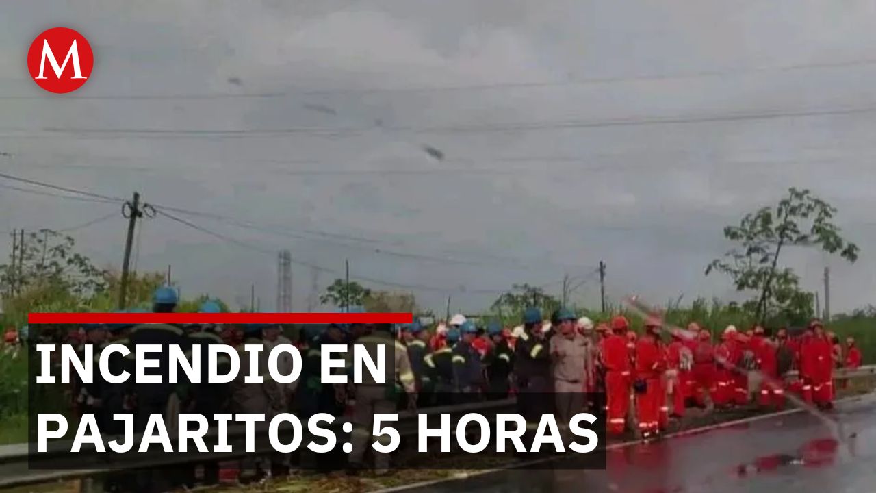 Tanque fuera de operación en Pajaritos almacenaba gas LP cuando fue impactado por rayo