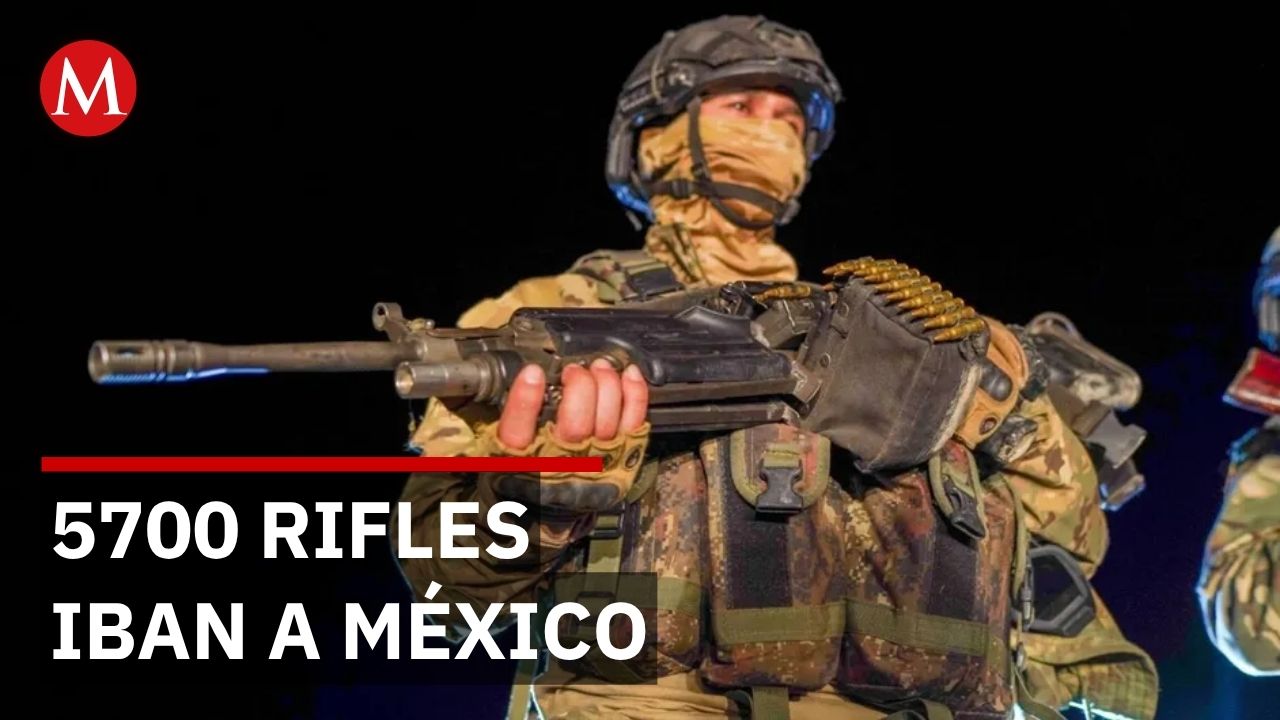 Texas destapa red que envió piezas para fabricar 5700 rifles en México