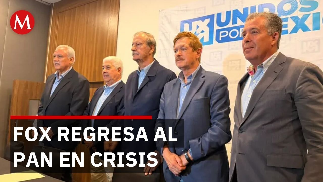 Vicente Fox regresa al PAN en momento crítico mientras Jorge Romero busca unidad