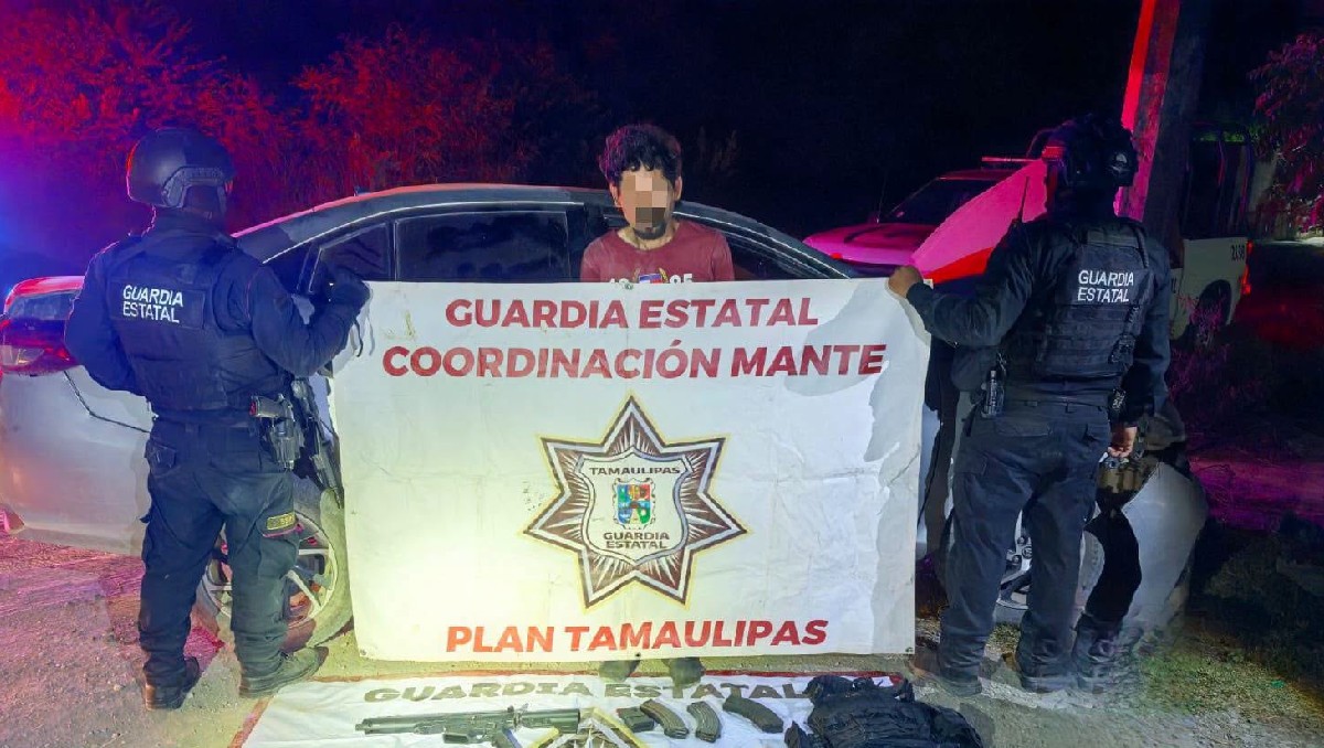 Aseguran armas y drogas durante operativos en Victoria y El Mante. (SSP Tamaulipas)