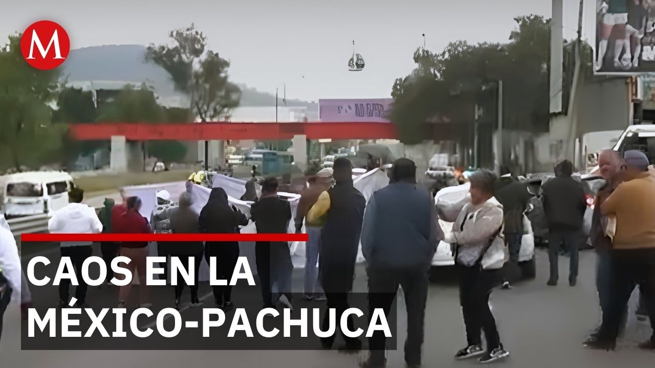 Bloquean la autopista México-Pachuca rumbo a la CdMx; exigen atención a carpetas de investigación