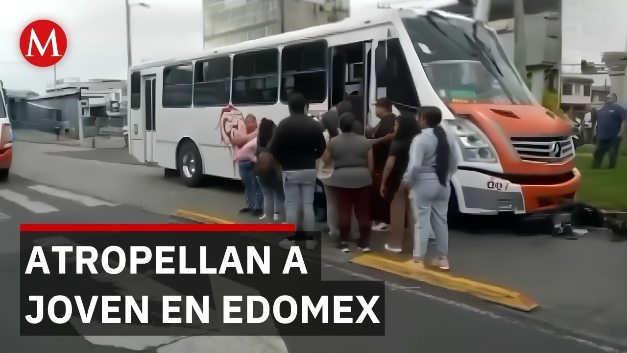 Chofer atropella a joven en motoneta en Ecatepec, huye y es capturado después