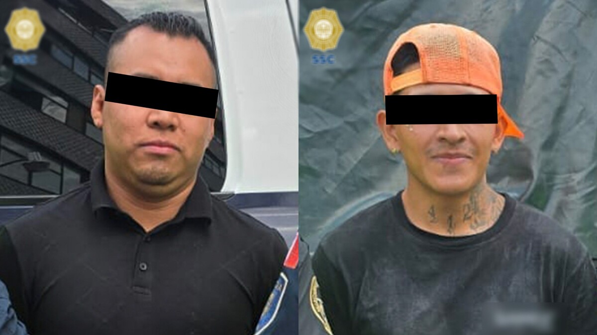 Los detenidos tienen 26 y 35 años, de acuerdo con la Secretaría de Seguridad Ciudadana. | Especial