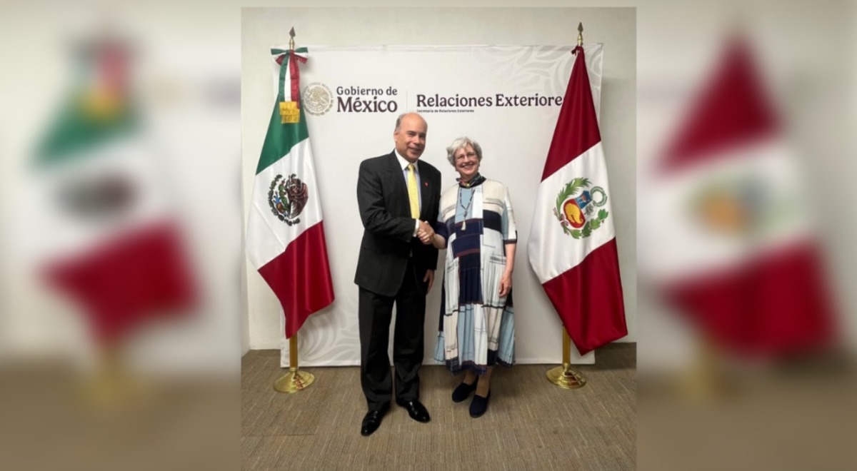 En este encuentro, se expresó el interés de ambas naciones. (Foto: @CancilleriaPeru)