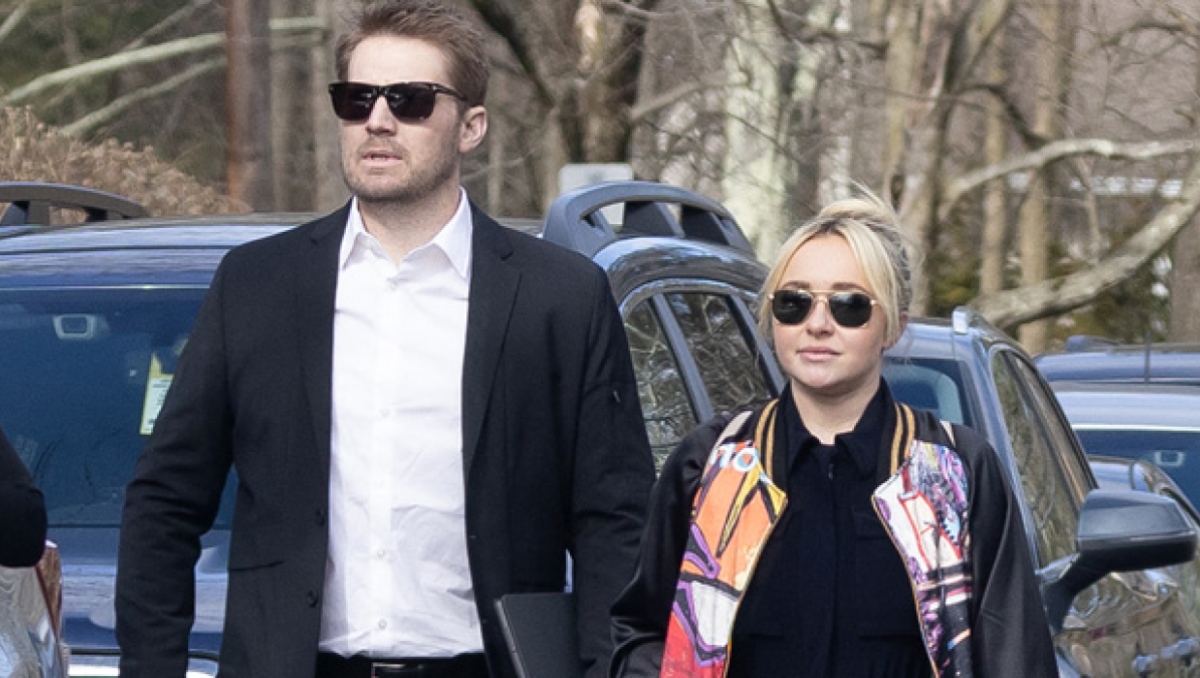 Hayden Panettiere junto Brian Hickerson en el funeral del hermano de la actriz en 2023 | Foto: Especial