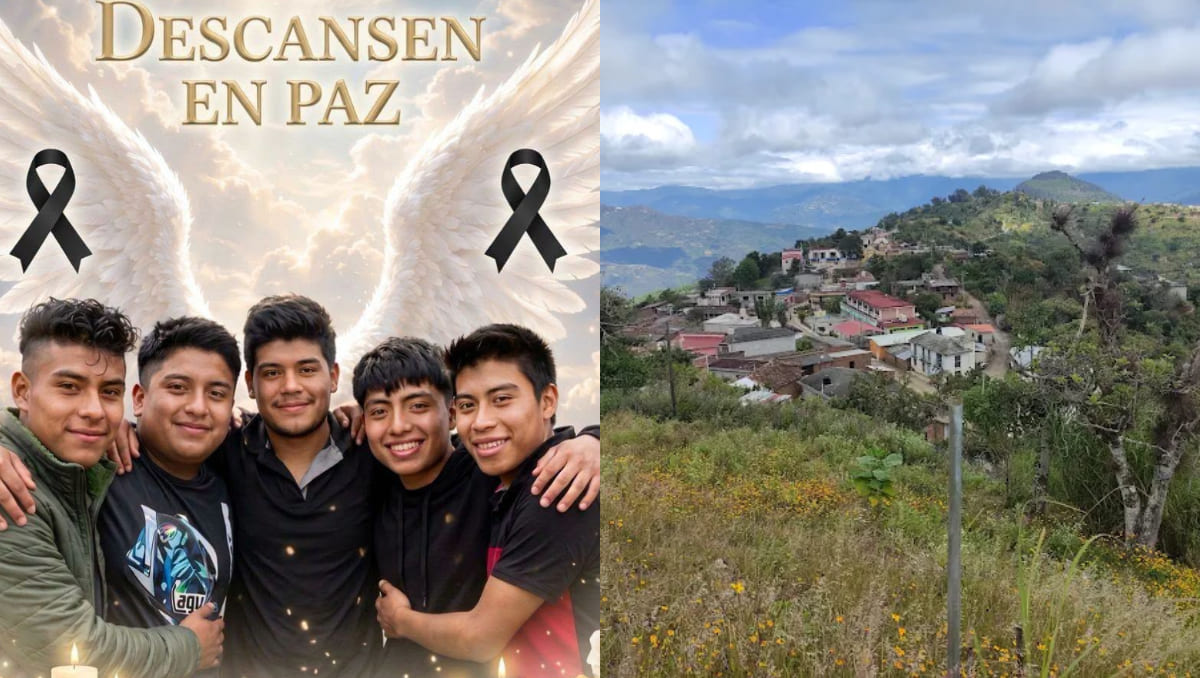 Los cinco jóvenes eran originarios de San Andrés El Alto, Zimatlán. | Especial