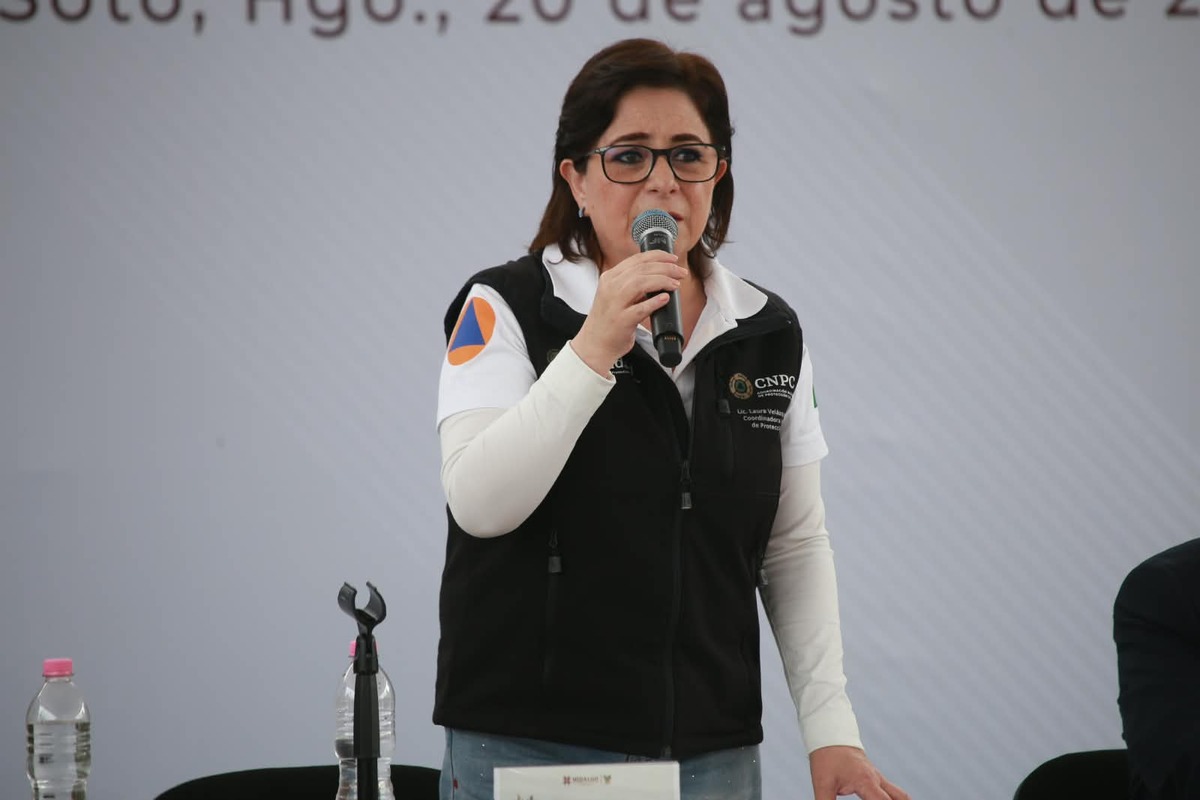 Laura Velázquez Coordinadora Nacional de Protección Civil. (Foto: Jorge Sánchez)