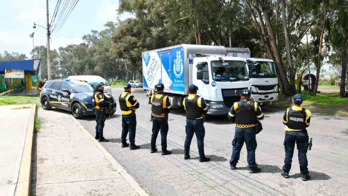 El Mando Unificado Zona Oriente refuerza la vigilancia en las carreteras Lechería-Texcoco, México-Puebla y México-Cuautla. | Foto: Especial