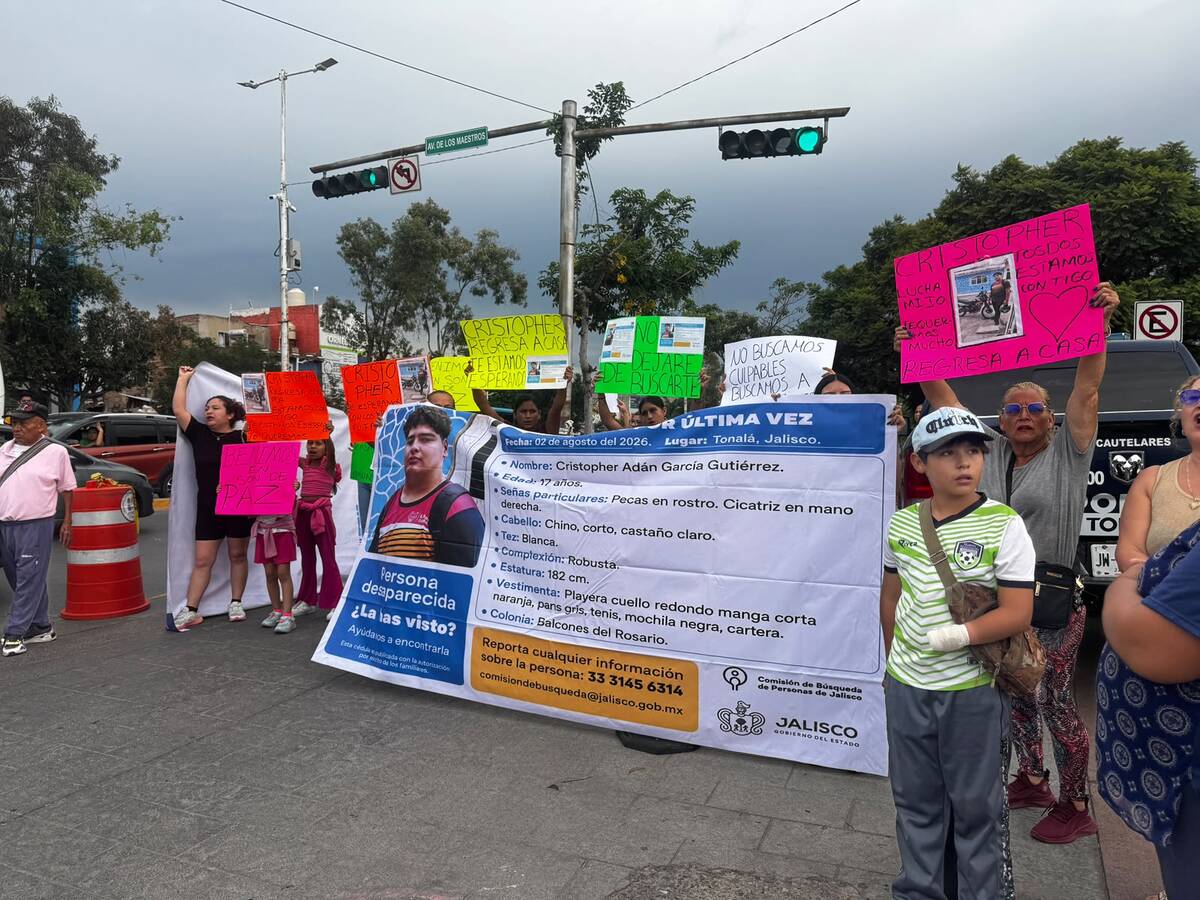 Manifestación de los familiares de Christopher Adán. (Usi Toledo)