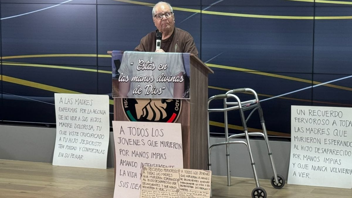 El padre de Ernesto Efraín agradeció el acompañamiento de la Comisión Estatal de Derechos Humanos | Fabricio Gallegos