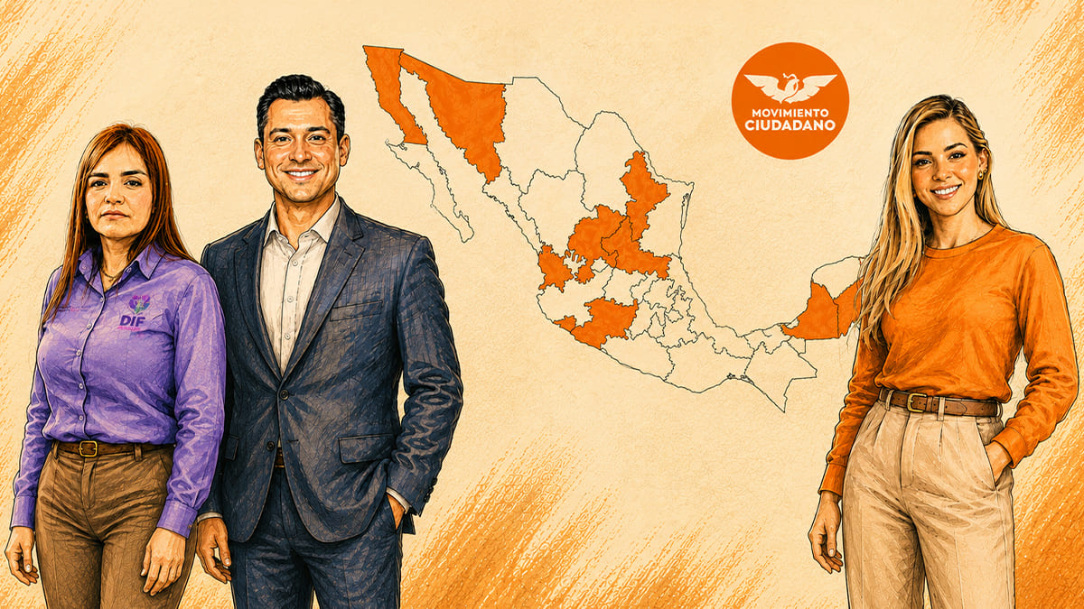 El partido liderado por Álvarez Máynez se perfila para competir solo en 2027. | Diseño: MILENIO