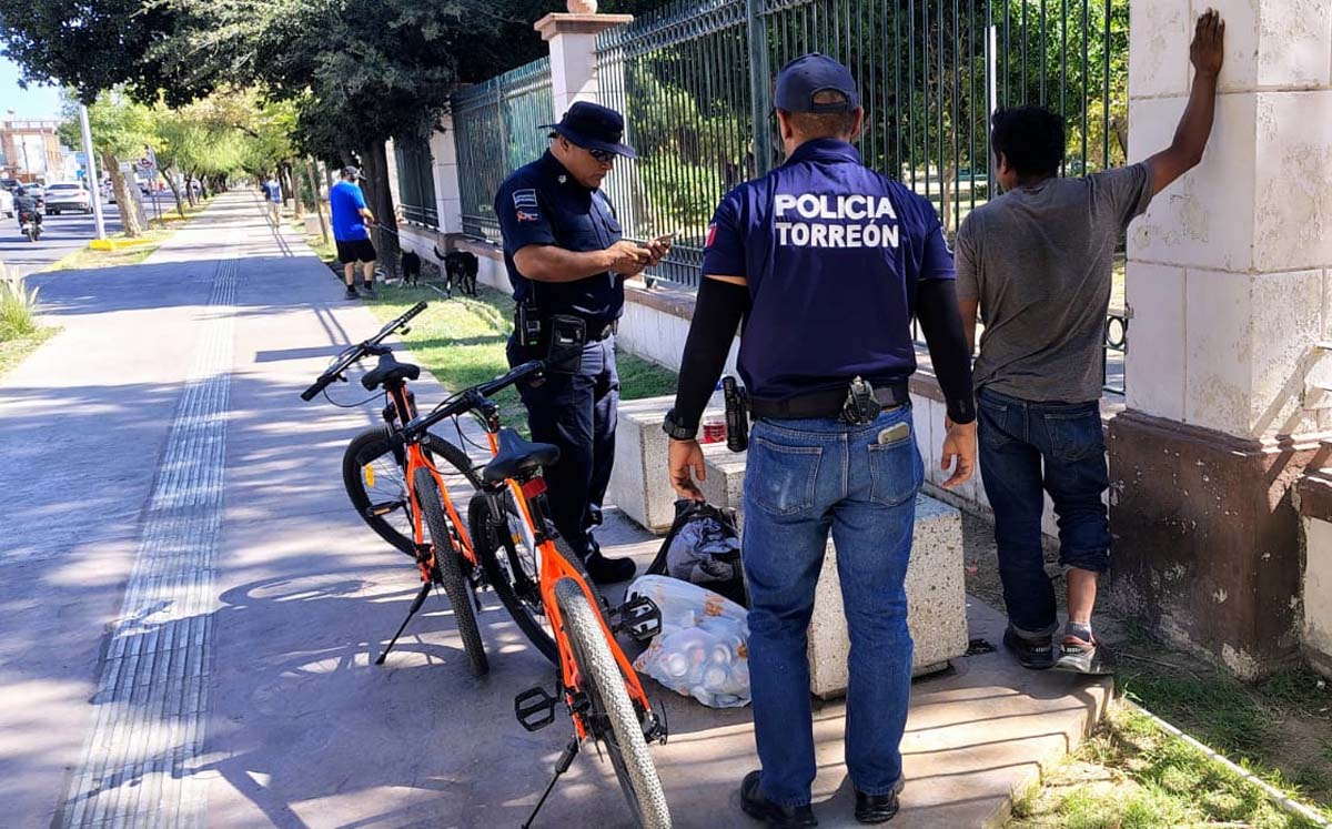 Refuerzan vigilancia en el bosque de Torreón. | Foto: Kirk Castillo