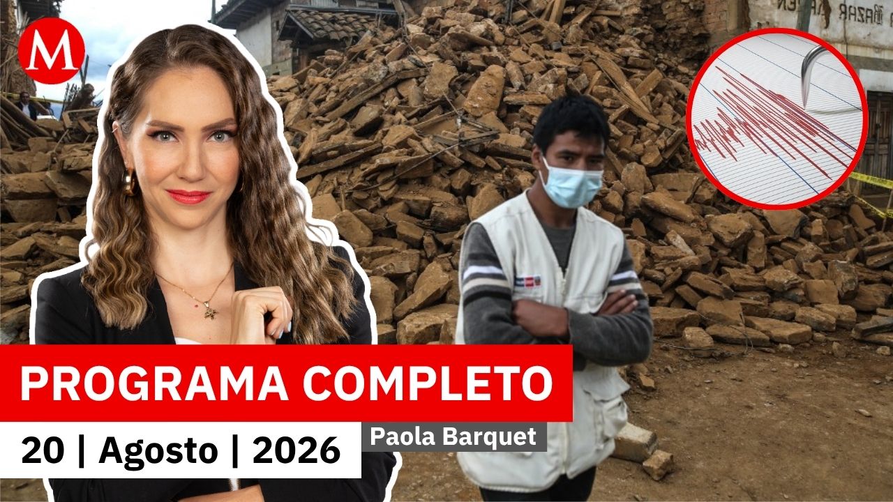 Registran nuevo terremoto de 7.2 que sacude Perú | Paola Barquet, 20 de agosto de 2026