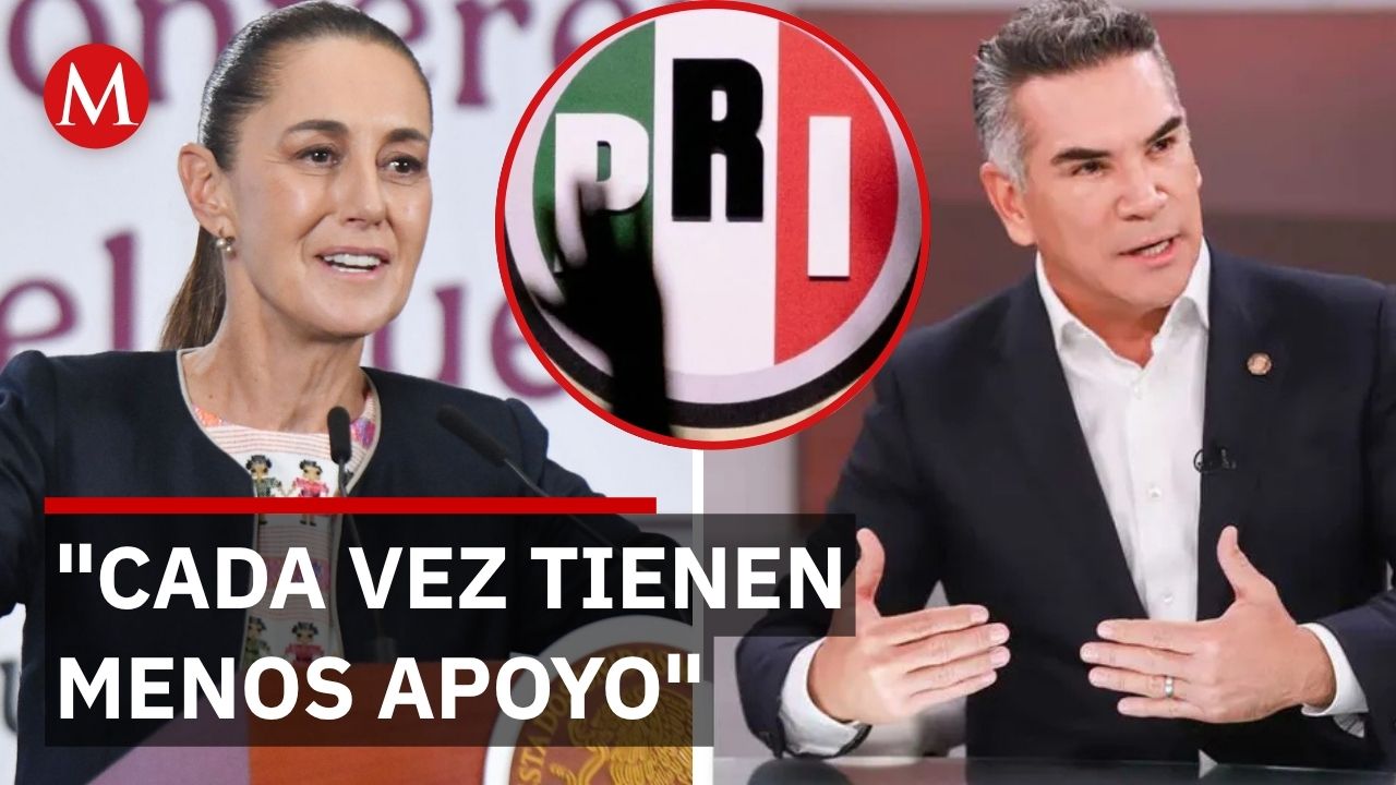 Sheinbaum atribuye la violencia del PRI a su pérdida de apoyo; "Mucha frustración"