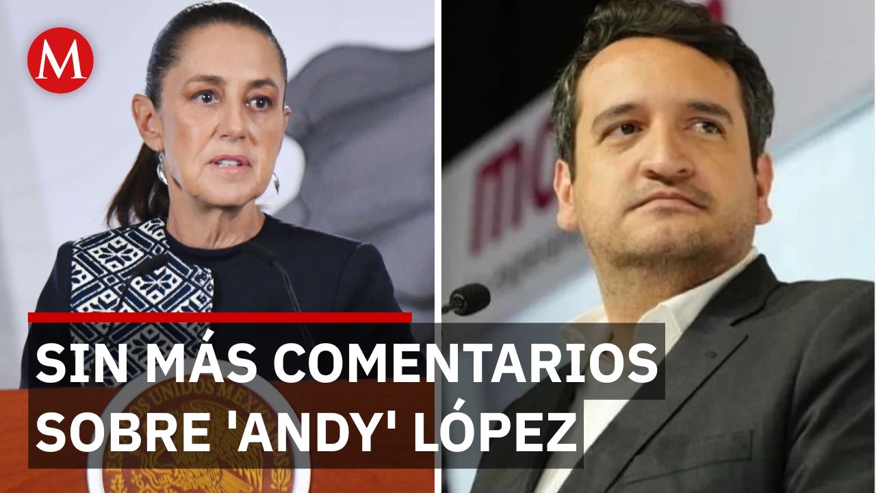 Sheinbaum da por cerrado el tema de Andy y evita polemizar con EU