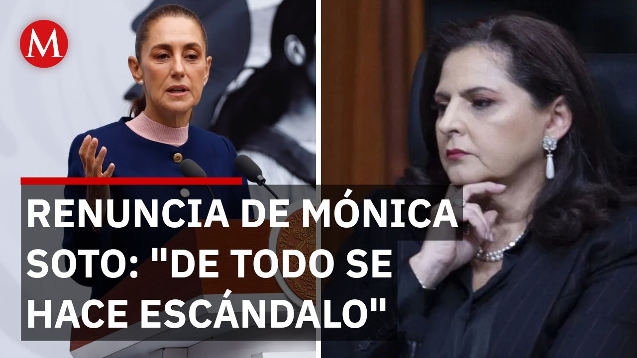 Sheinbaum descarta crisis en el TEPJF tras renuncia de Mónica Soto