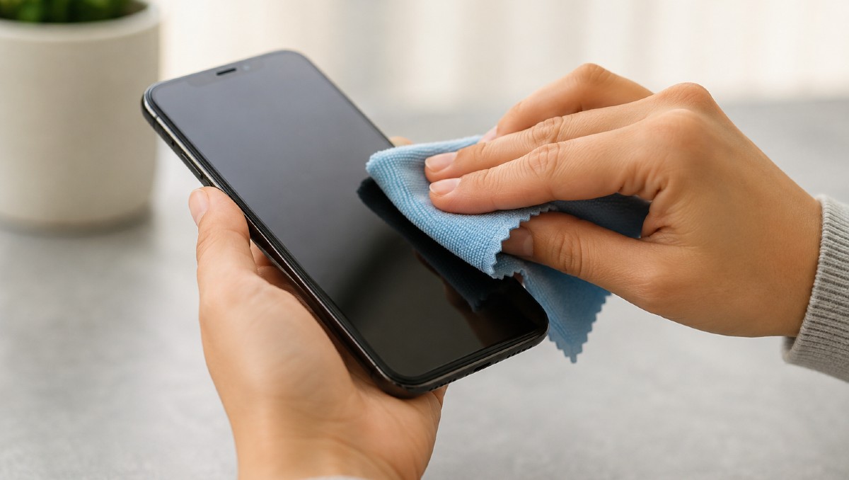 Truco para limpiar las pantallas de tus dispositivos electrónicos con vinagre (IA)
