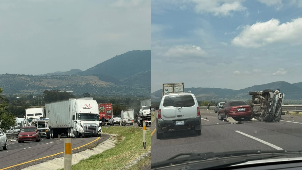 Accidente en el puente de Purísima genera una lenta circulación vial