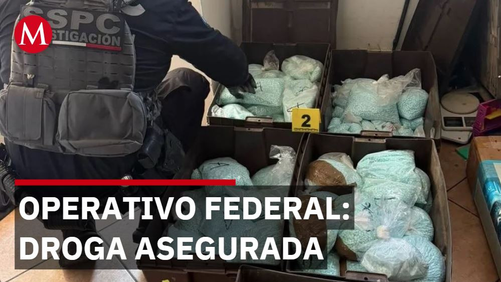Aseguran 4 millones de dosis de fentanilo en Baja California vinculadas al cartel de Sinaloa