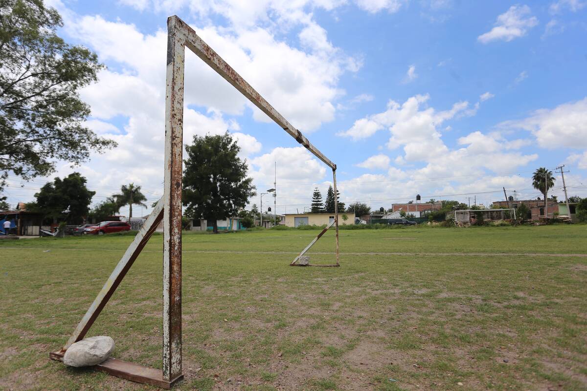 Las canchas del Ejido de Malvas, donde cuatro jóvenes perdieron la vida tras una balacera. | Foto: Dany Béjar