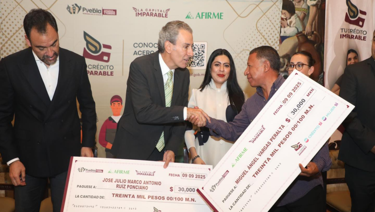 Crédito Imparable ha beneficiado a 6 mil emprendedores en Puebla | EsImagen (Archivo)