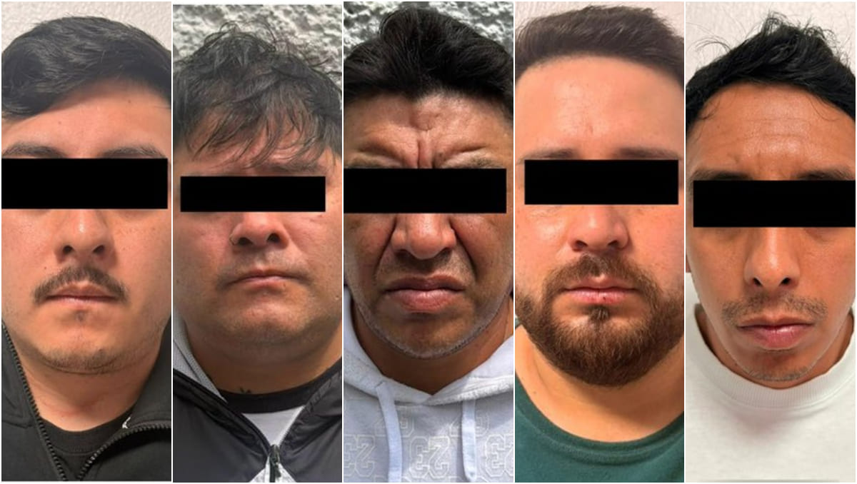 Los detenidos son acusados del delito de asociación delictuosa agravada. | SSC-CDMX