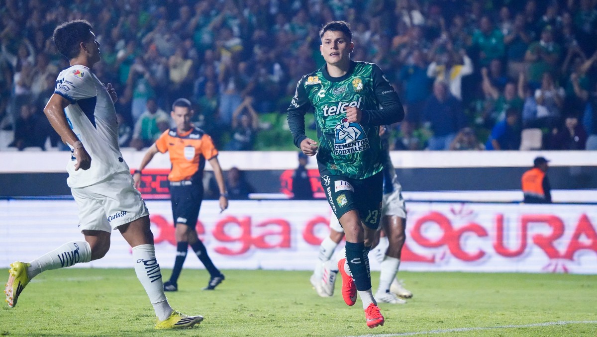 León vence a Rayados de Monterrey con gol de Daniel Arcila (Imago7)