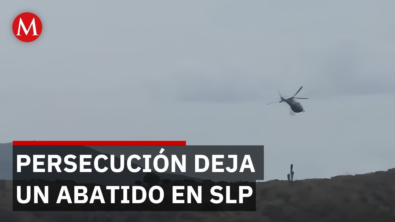 Operativo en San Luis Potosí: abaten a presunto agresor en enfrentamiento con agentes