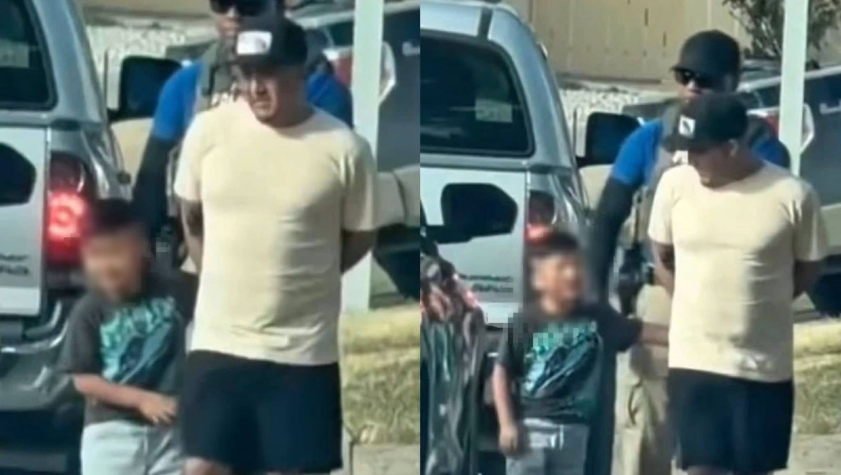 Personal de la agencia migratoria escoltó a la familia en Austin | Foto: Redes sociales