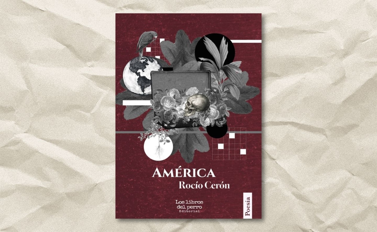 Portada de ‘América’, de Rocío Cerón. (Los libros del perro)