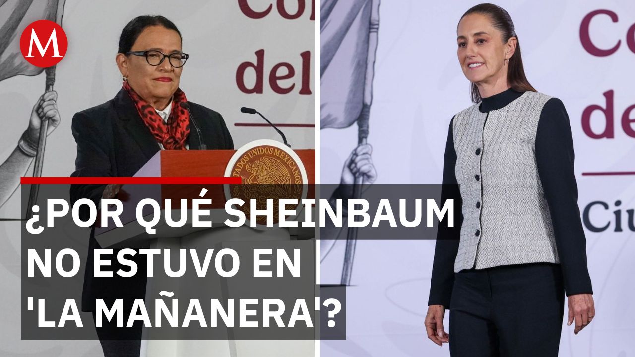Rosa Icela encabeza 'La Mañanera del Pueblo' ante enfermedad de Sheinbaum