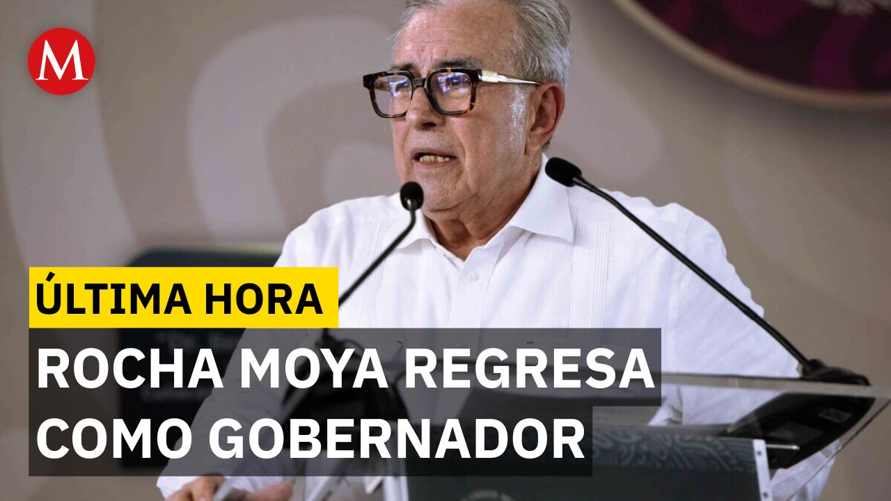 Rubén Rocha Moya retoma su cargo de gobernador