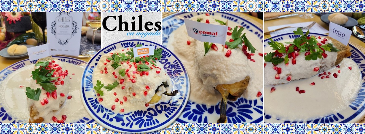 La temporada del icónico platillo con el que se celebró la Independencia de México ya inició en los restaurantes poblanos / Adriana Jiménez