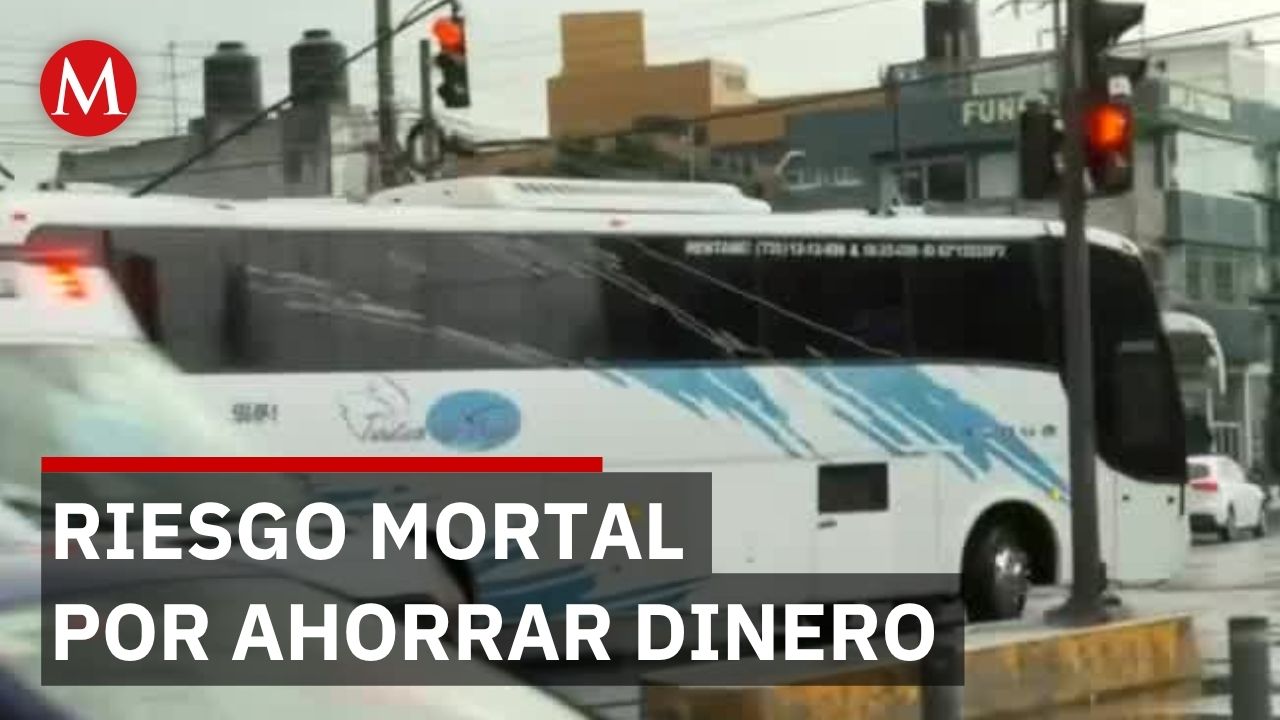 Transporte irregular sin seguro ofrece viajes a 500 pesos más baratos