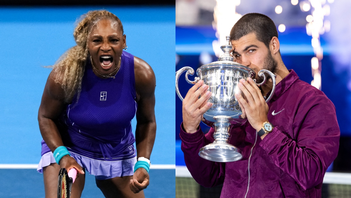 Carlos Alcaraz y Serena Williams se unen para el dobles mixto del US Open 2026 (Reuters)