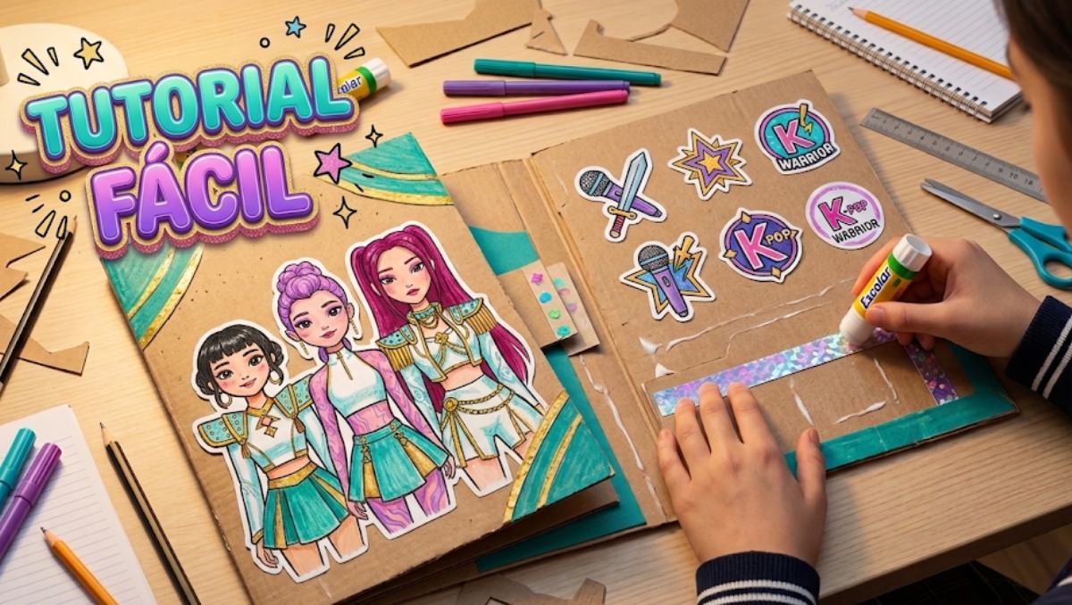 ¿Cómo CREAR una CARPETA de Las Guerreras K-Pop desde cero? Guía FÁCIL para regreso a clases |IA M2