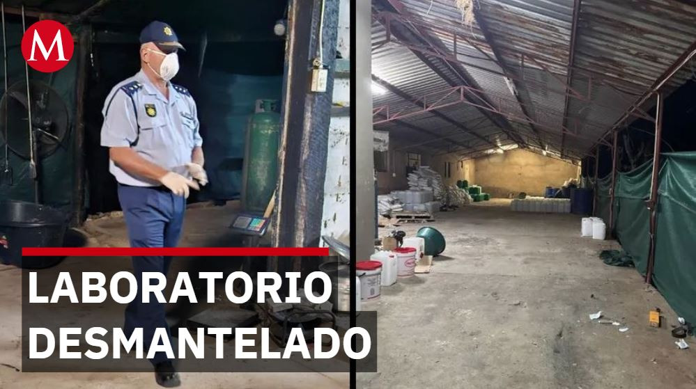 Detienen a 2 mexicanos en Sudáfrica por laboratorio de metanfetamina con 37 mil dólares
