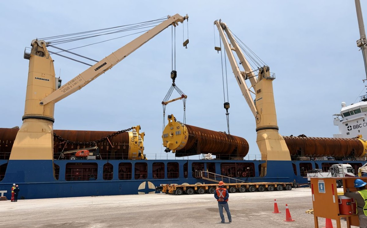 Las enormes estructuras ya se encuentran en los patios correspondientes de la empresa neerlandesa. |CORTESÍA SBM OFFSHORE