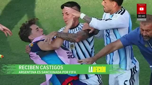 FIFA castiga a Argentina por pelea en la final | Milenio Noticias: La Afición, 21 de agosto de 2026