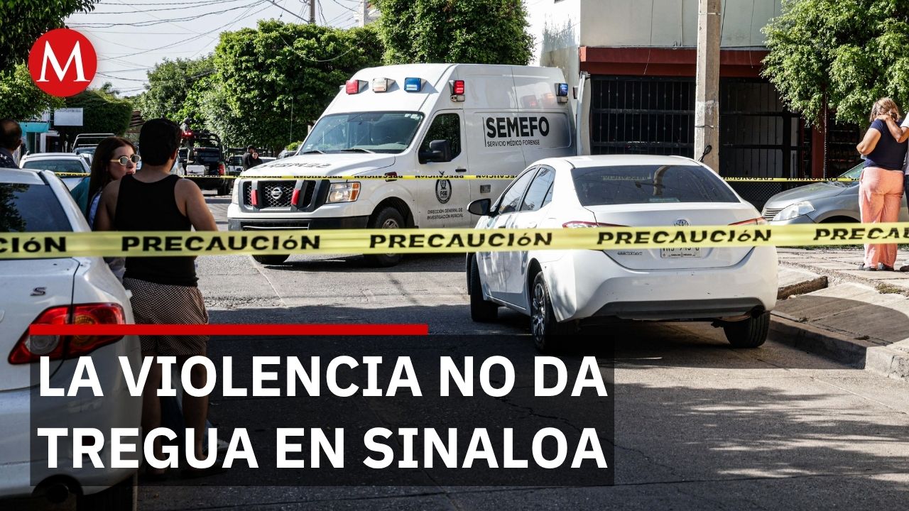 Jornada violenta en Sinaloa deja 8 personas muertas en el regreso de Rubén Rocha Moya