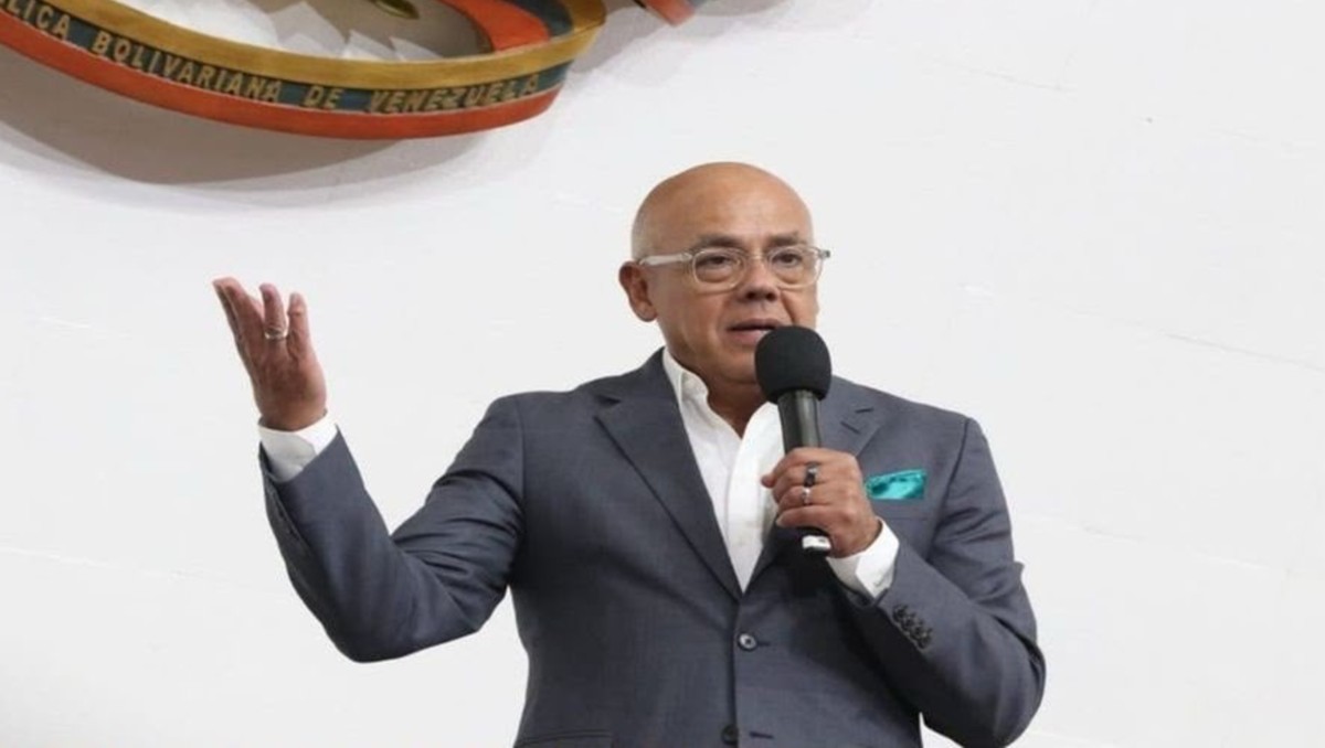 El presidente de la Asamblea Nacional de Venezuela, Jorge Rodríguez, habló sobre la noticia falsa | Foto: Especial