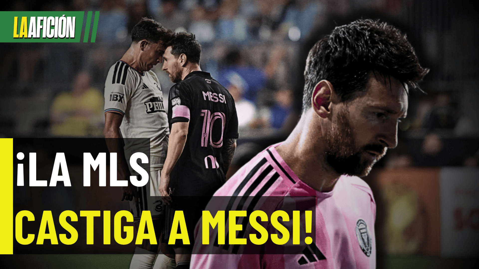 La MLS SANCIONÓ al argentino Lionel Messi