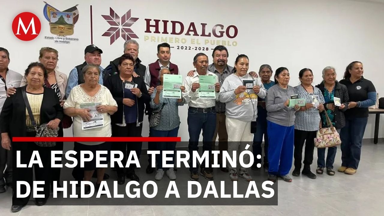 Raíces de Hidalgo: 20 adultos mayores viajan a Texas y se reencuentran con sus hijos tras años