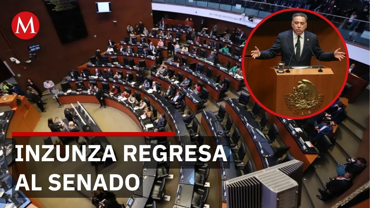 Senador Enrique Inzunza reanudará labor presencial en el Senado tras receso legislativo