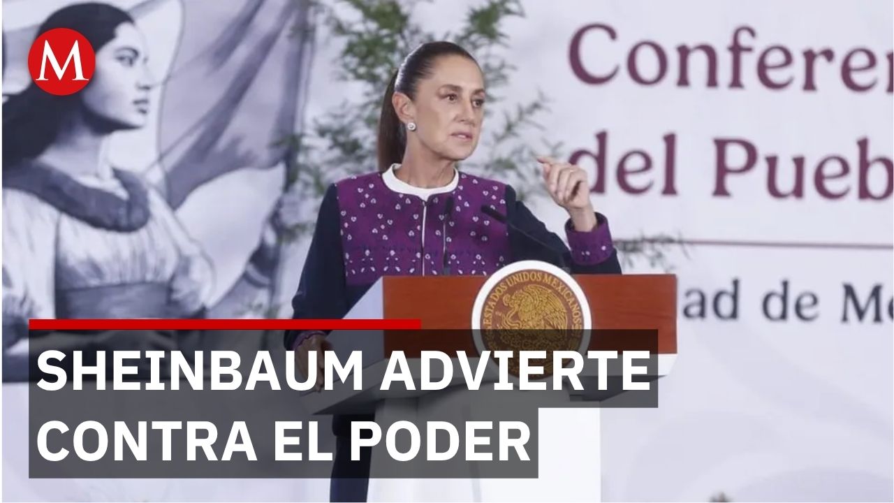 Sheinbaum advierte contra ambición de poder mientras Rocha Moya regresa sin hablar con ella