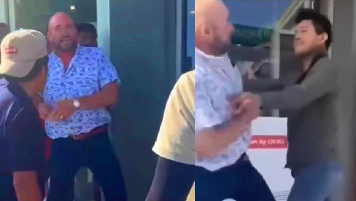Un video capta el momento en que el director de Prolimpia y un empleado del SMAPAP se enfrentaron a golpes.| Especial