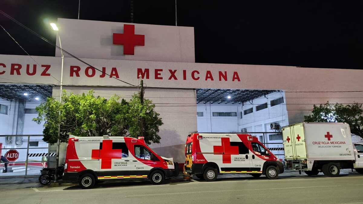 Cruz Roja de Torreón. | Foto: Alejandro Escobedo