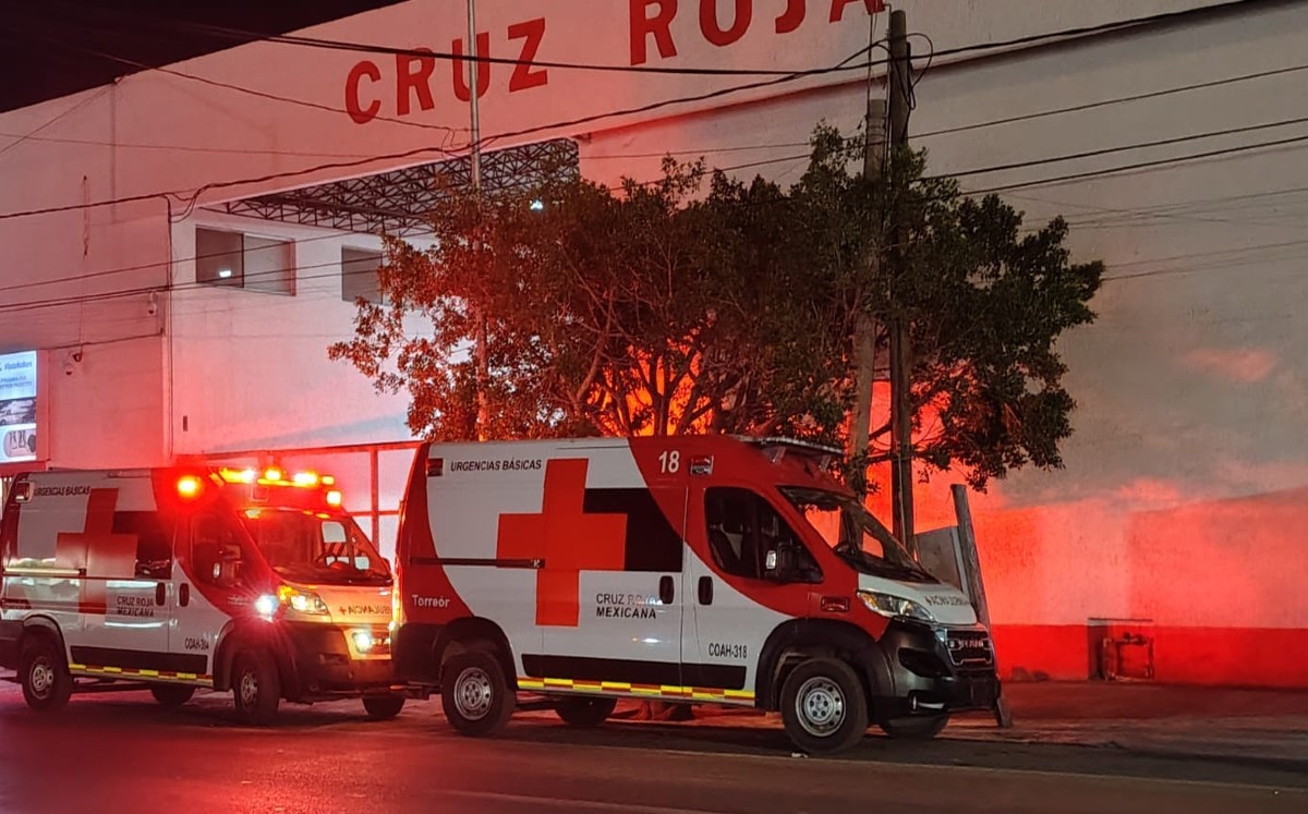 Cruz Roja de Torreón. | Foto: Alejandro Escobedo