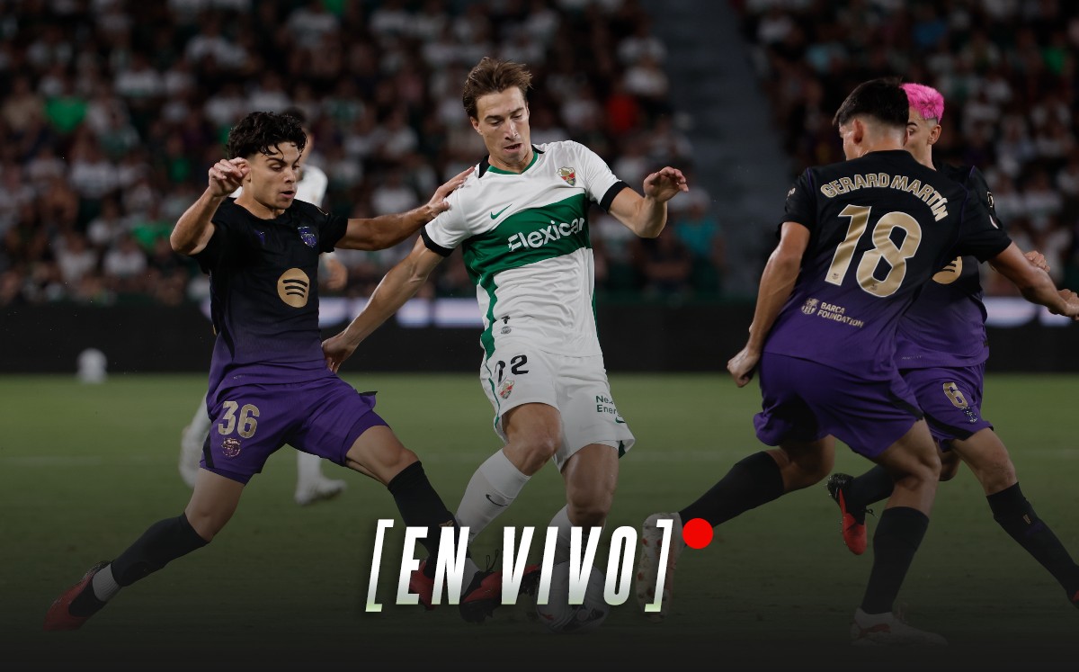 Elche vs. Barcelona EN VIVO. Partido de LaLiga 2026 (EFE)